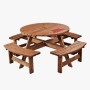 Birra Moretti Round Picnic Table