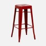 Cruzcampo Red Metal Stool