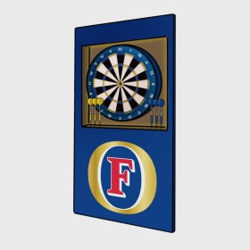 Foster's Branded Dartboard Panel