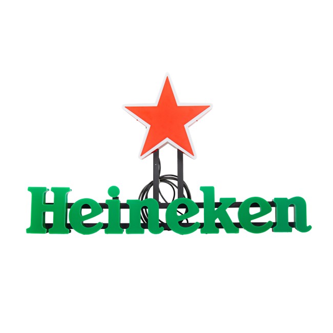 Heineken Indoor Illuminated Logo Sign