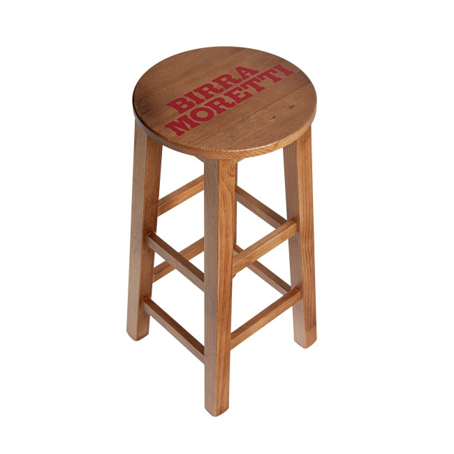 Birra Moretti Wooden Stool