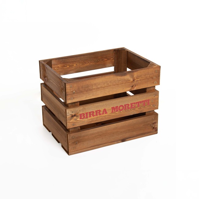 Birra Moretti Wooden Crate